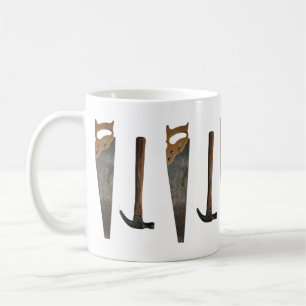 Hammer- und Sägeelemente Tasse