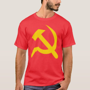 Hammer und Sichel (gelb) T-Shirt