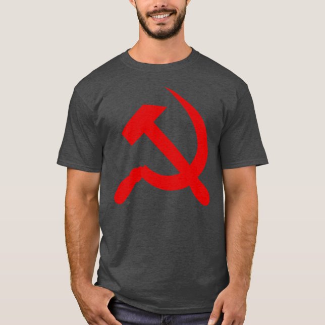 Hammer und Sichel (rot) T-Shirt (Vorderseite)