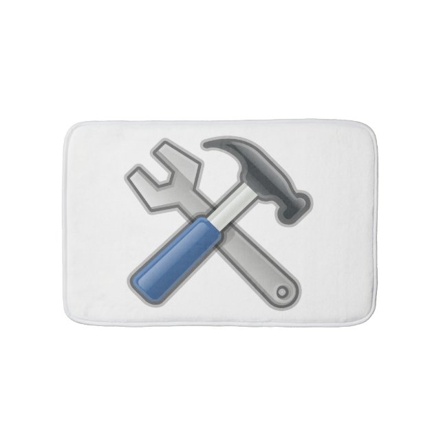 Hammer und Wrench Badematte (Vorderseite)