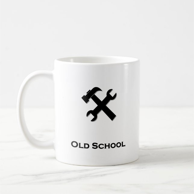 Hammer Wrench Old School Black Tasse (Links)