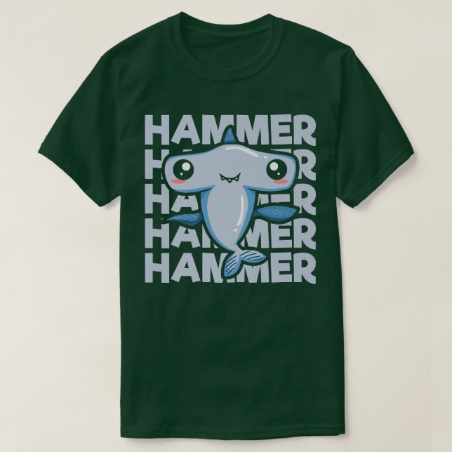 Hammerangebot für Hammerhaie T-Shirt (Design vorne)