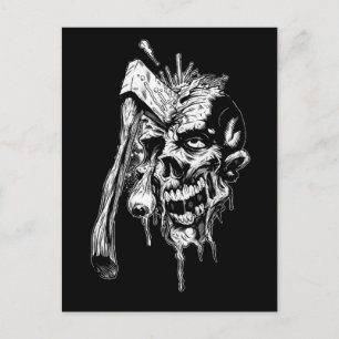 Hammered Skull Postkarte