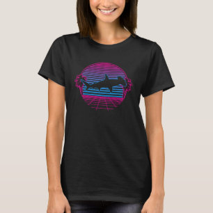 Hammerhai-Hai-Fisch Retro Vintage T-Shirt