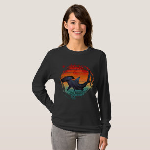 HAMMERHAI-HAI VINTAGE SONNENUNTERGANG T-Shirt