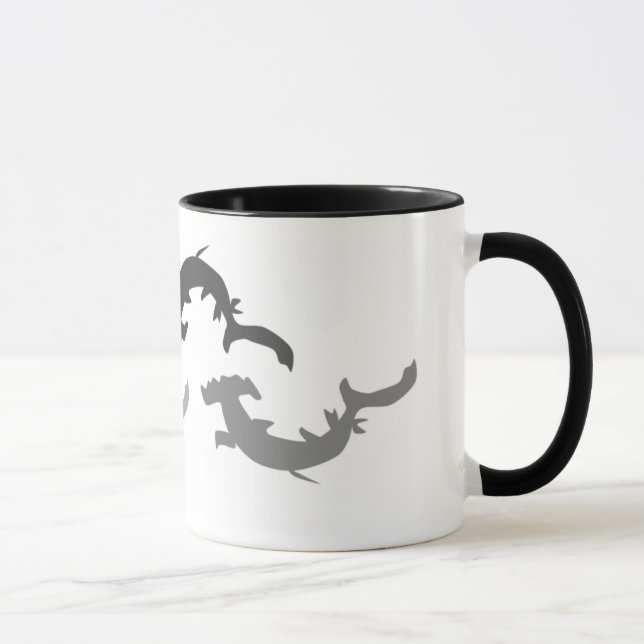 Hammerhai-Haifische Tasse (Rechts)
