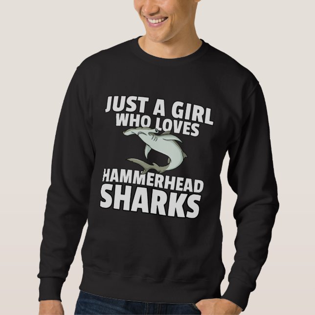 Hammerhai-Kinder Sweatshirt (Vorderseite)