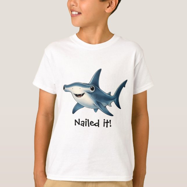 Hammerhai-Kinder-T-Shirt T-Shirt (Vorderseite)