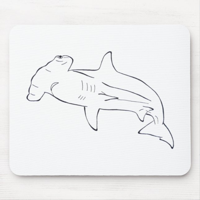 Hammerhai mousepad (Vorne)