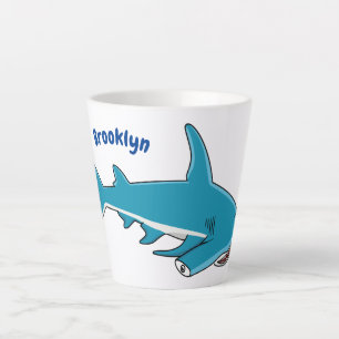 Hammerhead-Hai-Cartoon Milchtasse