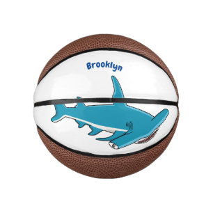 Hammerhead-Hai-Cartoon Mini Basketball