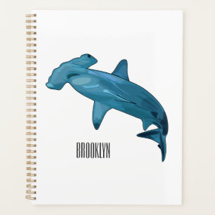 Hammerhead-Hai-Cartoon Planer