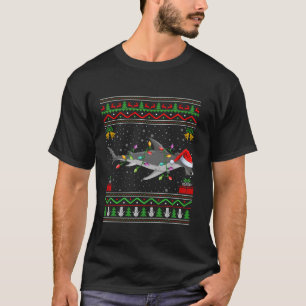 Hammerhead Hai Weihnachtslicht Weihnachtsweih T-Shirt