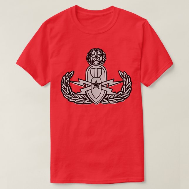 Hammerhead mens Navy EOD Frogman, Red, Small US T-Shirt (Design vorne)