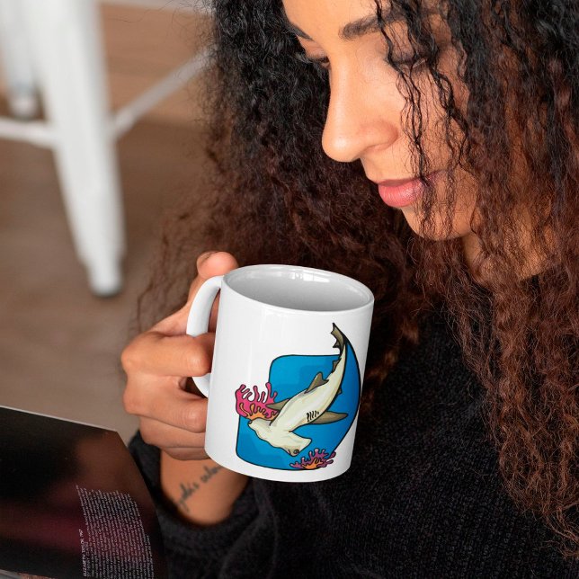 Hammerhead Shark Coffee Tasse (Von Creator hochgeladen)
