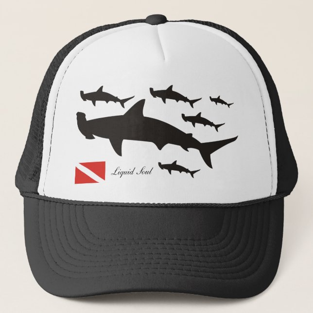 Hammerhead Shark - Hat Truckerkappe (Vorderseite)