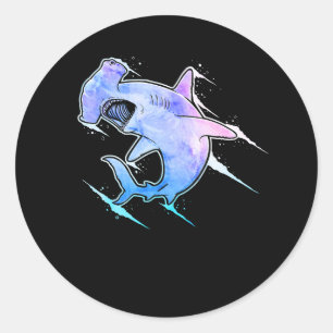 Hammerhead Shark Lover Marine Life Hamer Kopf Shar Runder Aufkleber