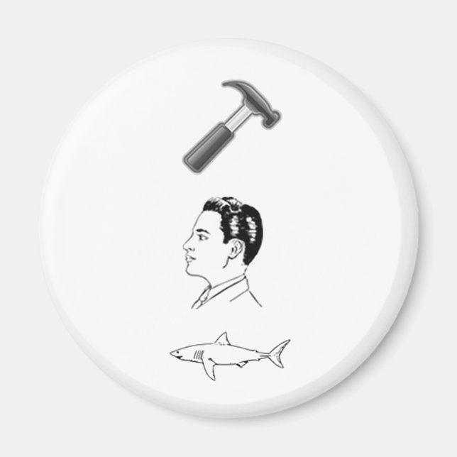 Hammerhead Shark Magnet (Vorne)