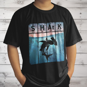 Hammerhead Shark Periodic Table Elements Chemie T-Shirt