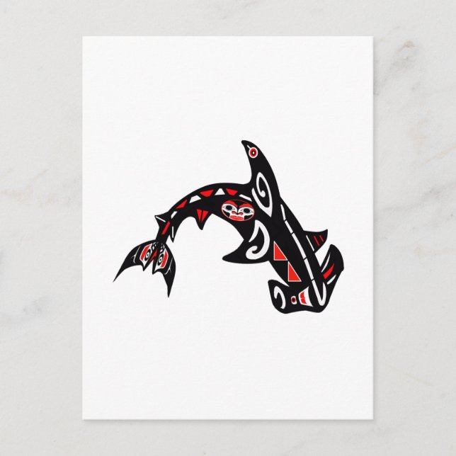 HAMMERHEAD SHARK POSTKARTE (Vorderseite)