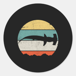 Hammerhead Shark Runder Aufkleber