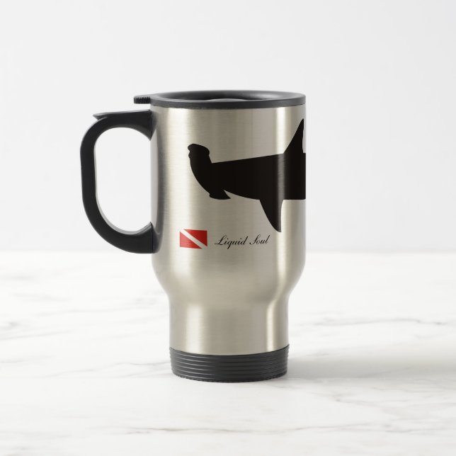Hammerhead Shark - Travel Mug Reisebecher (Links)