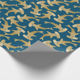 Hammerhead Shark Wrapping Paper Geschenkpapier