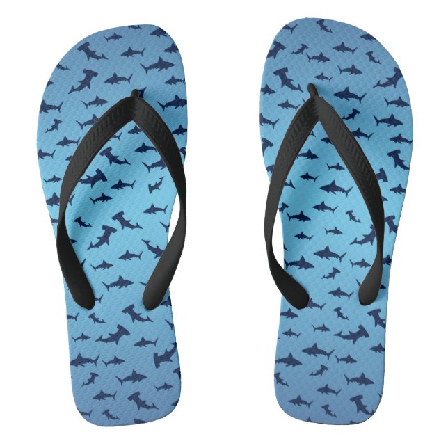 Hammerhead Sharks Flip Flops (Fußbett)