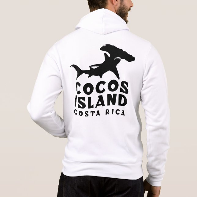 Hammerhead Tauchen auf Cocos Island Costa Rica Hoodie (Rückseite)