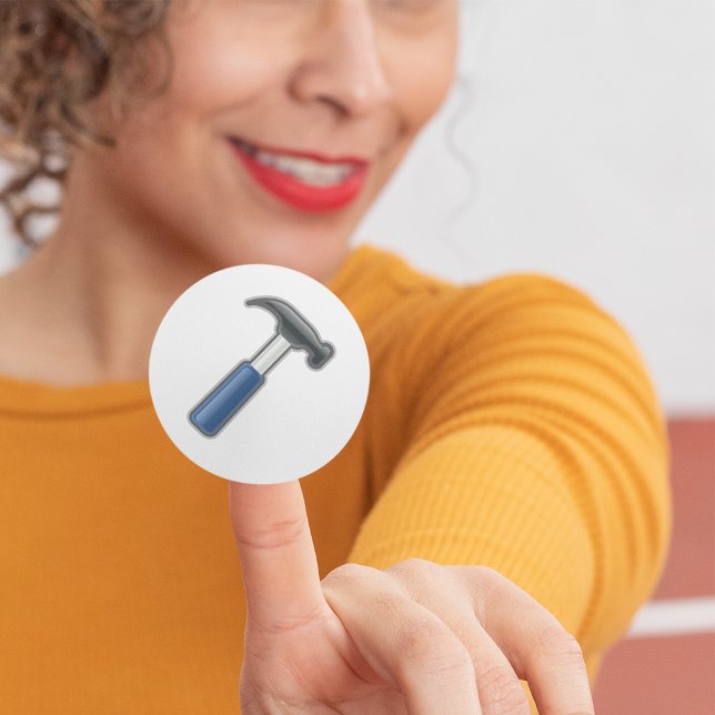 Hammerkleber Runder Aufkleber (Von Creator hochgeladen)