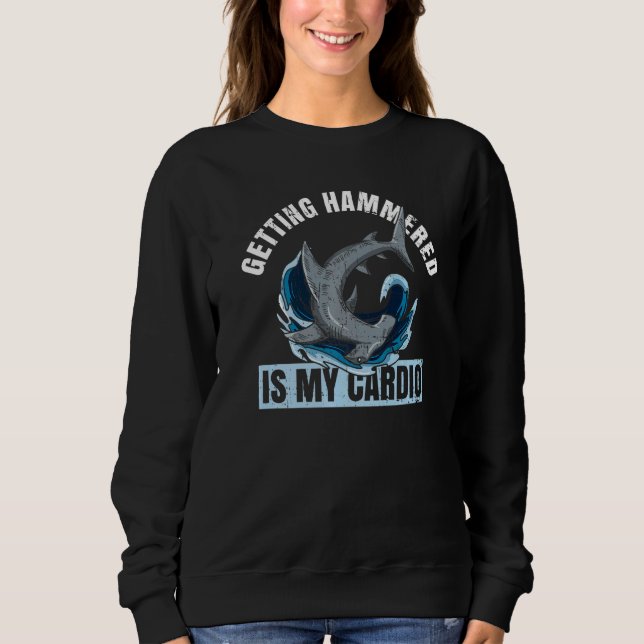 Hammerkopfhai für Hammerhaie Sweatshirt (Vorderseite)