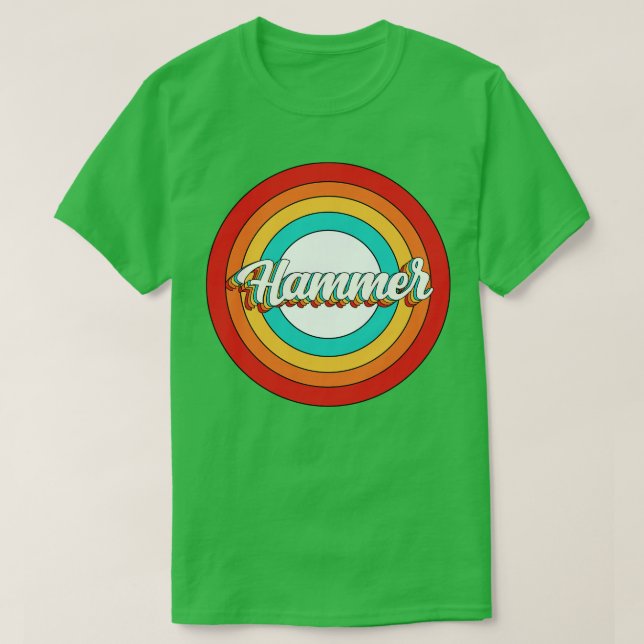 Hammername Shirt Vintag Hammer Circle (Design vorne)
