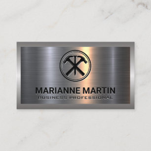 Hammers und Nail   Konstruktion   industriell Visitenkarte