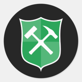 Hammerschild Runder Aufkleber