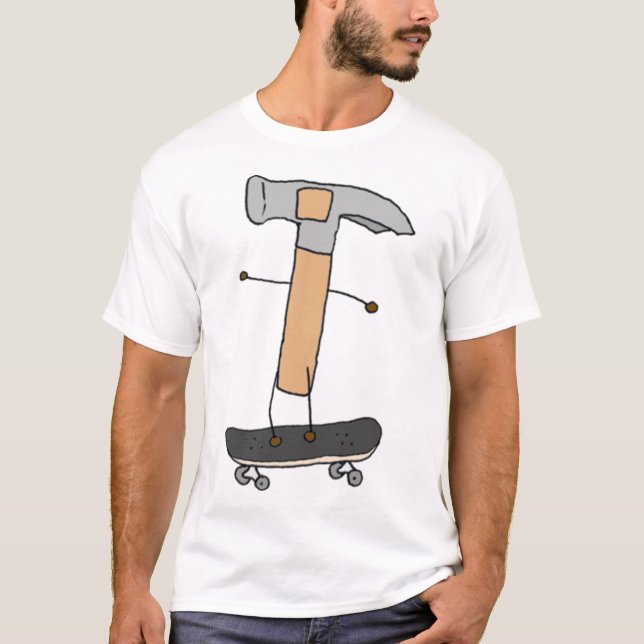 Hammersk8r (Farbe) T-Shirt (Vorderseite)