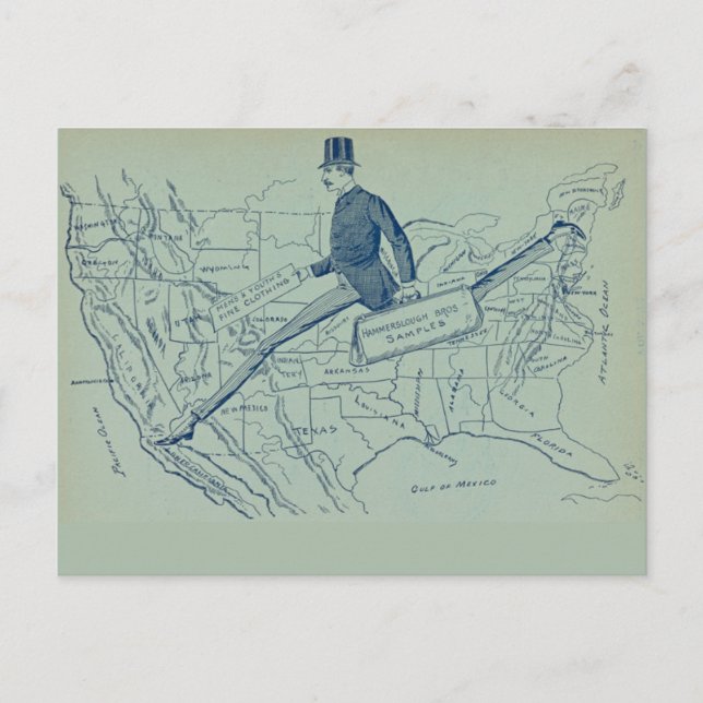 Hammerslough Bros. Ad Postkarte (Vorderseite)
