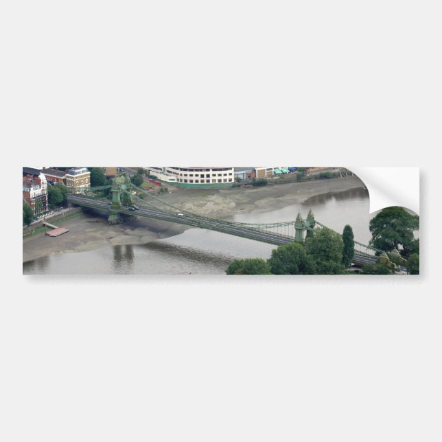 Hammersmith Bridge Autoaufkleber (Vorne)