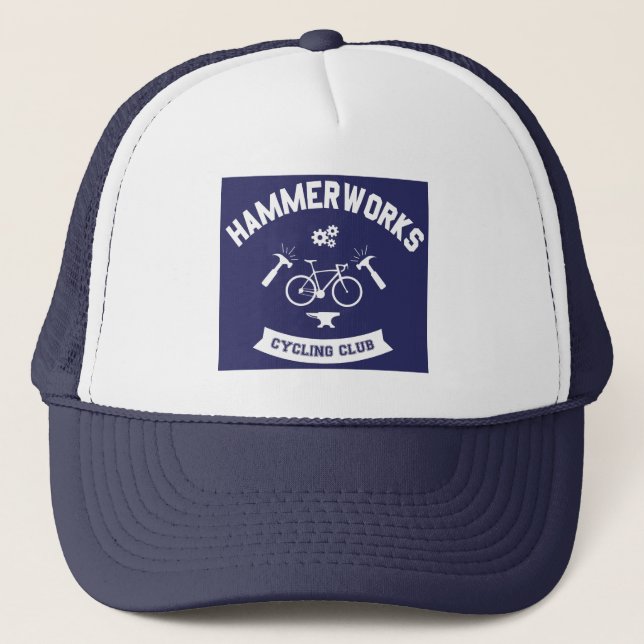 Hammerworks Cycling Club Truckerkappe (Vorderseite)