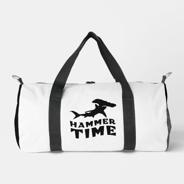 Hammerzeit | Design für Hammerhead Shark Liebhaber Duffle Bag (Vorderseite)