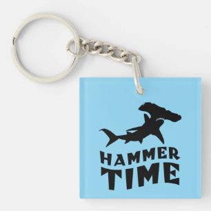 Hammerzeit   Design für Hammerhead Shark Liebhaber Schlüsselanhänger