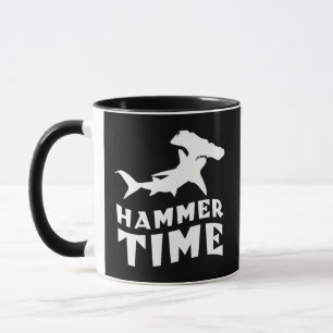 Hammerzeit Design für Hammerhead Shark Liebhaber Tasse