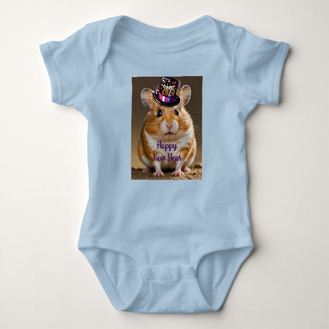 Hammie New Year Bodysuit Baby Strampler (Vorderseite)