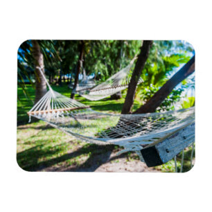 Hammock am Strand, Fiji Magnet