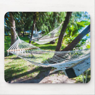 Hammock am Strand, Fiji Mousepad