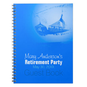 Hammock Happy Retirement Party 01 Gästebuch Notizblock