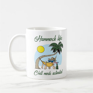 Hammock Life Chill Mode aktiviert lustigen Cartoon Kaffeetasse