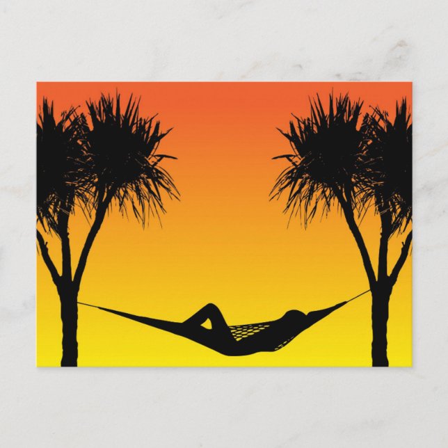 Hammock Postcard Postkarte (Vorderseite)
