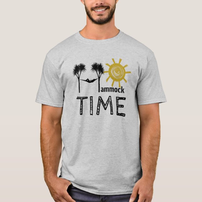 Hammock Time Summer Slogan T-Shirt (Vorderseite)