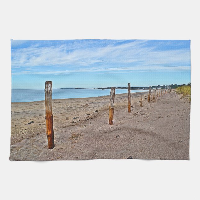 Hammonasset Beach Disc Handtuch (Horizontal)