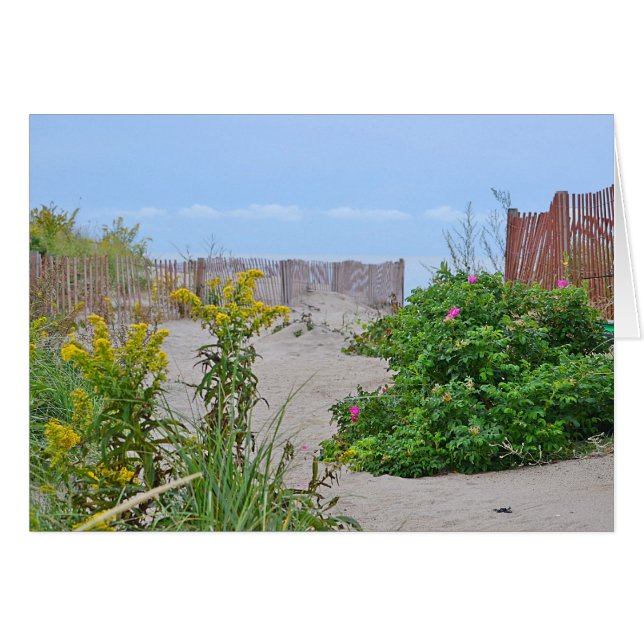 Hammonasset Beach Notecard (Vorderseite (Horizontal))